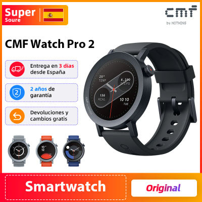 CMF by Nothing Watch Pro 2 Pantalla AMOLED de 1.32" Llamadas por Bluetooth con Reducción de Ruido por IA Versión Global