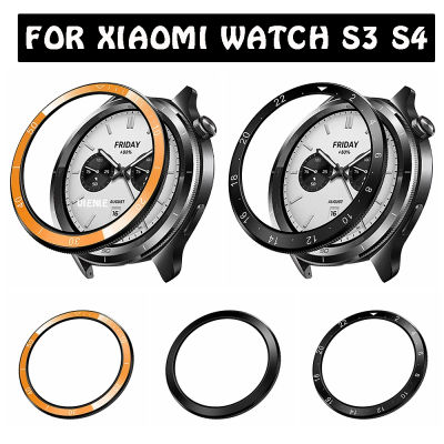 Para Xiaomi Watch S4 S3 cubierta de anillo de bisel Smartwatch fundas de anillo protector de plástico accesorios de carcasa protectora antiarañazos