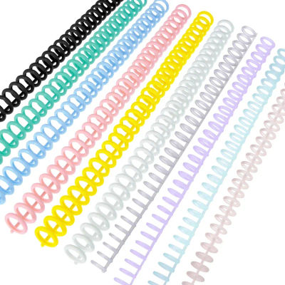 10 Uds. Carpetas de hojas sueltas de plástico de 30 agujeros, peines de encuadernación de anillas, capacidad de 85 hojas para álbum de cuaderno de papel DIY