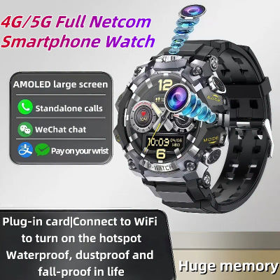 Reloj inteligente Q668 Android 4G LTE Smartwatch IP68 resistente al agua 800W HD cámara Dual Amoled GPS WIFI modo multideporte descargar aplicaciones