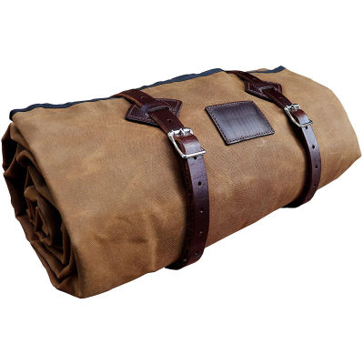 Saco de dormir de lona encerada impermeable, manta pesada, senderismo al aire libre, Camping
