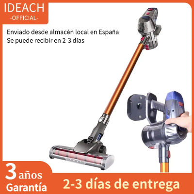 Aspiradora de mano inalámbrica, potente succión de 20kPa, doble Motor, iluminación LED, batería
