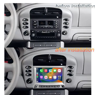 Andorid para Porsche 911 996 986 Carrera Boxster reproductores de vídeo Multimedia inalámbrico CarPlay navegación Bluetooth pantalla Radio