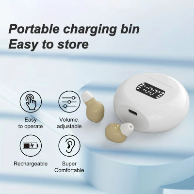 El más nuevo audífono Bluetooth recargable BTE audífonos para personas mayores audífonos amplificador de sonido para sordera