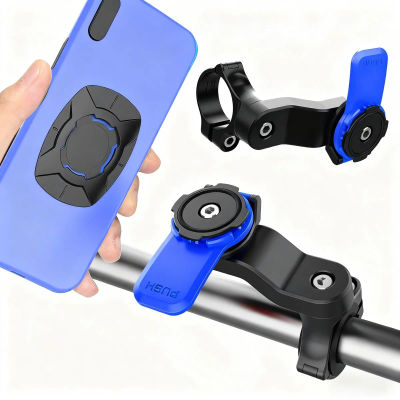 360 ° Soporte Universal Giratorio y Totalmente Ajustable para Teléfono, Resistente a Impactos, para Motocicleta y Bicicleta, Soporte de Navegación GPS para Todos los Teléfonos Inteligentes
