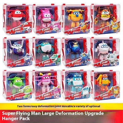 Caliente nuevo Super Wings 2 "escala Mini transformador Anime deformación avión Robot figuras de acción transformación juguetes para niños regalos