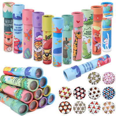 Caleidoscopio giratorio para niños, juguetes científicos para fiesta de cumpleaños, rellenos de Goodie Pinata, recompensas en el aula, Baby Shower, 5/10 Uds.