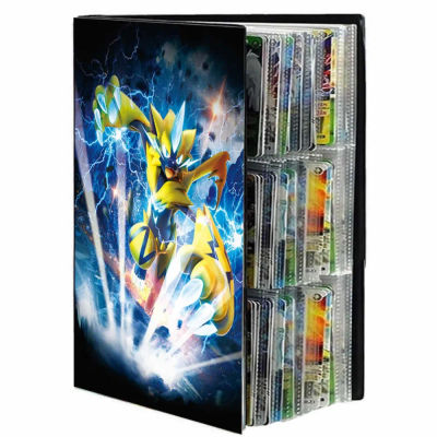 Carpeta de 9 bolsillos para tarjetas, álbum con cubierta de anime, archivador para colección, compatible con Pokémon, YuGiOh, TCG, juegos deportivos, fútbol, almacenamiento para 540 tarjetas
