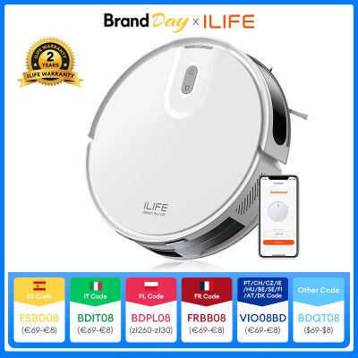 Aspiradora Robot ILIFE V20, Succión de 5000 Pa, Navegación Inteligente SOF LiDAR, Control por Aplicación, Limpieza Personalizable, Autocargable