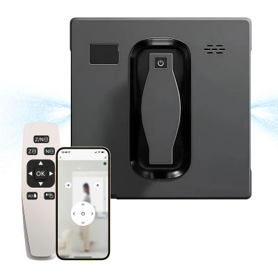 Robot inteligente para limpieza de ventanas con control remoto, pulverizador de agua automático, navegación inteligente, fuerte succión, limpiador de vidrios para ventanas de gran altura, balcones,