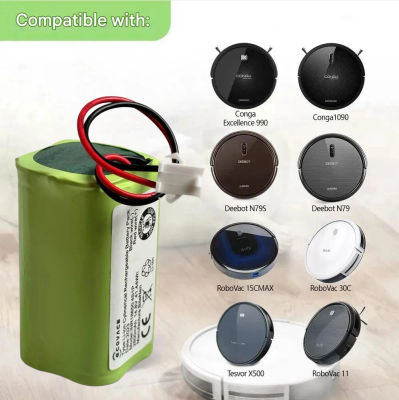 Batería de robot aspirador de 14,8 V INR18650 M26-4S1P, Mamibot EXVAC660, DEXP MMB-300, Gutrend Fusion 150, Neatsvor X500
