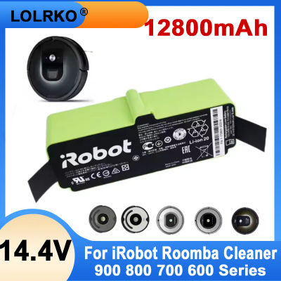 Batería de iones de litio de 14,4 V y 12,8 Ah para Robots iRobot Roomba 600 700 800 900 Series 696 760 761 770 780 790 860 870 871 880 960 965 966