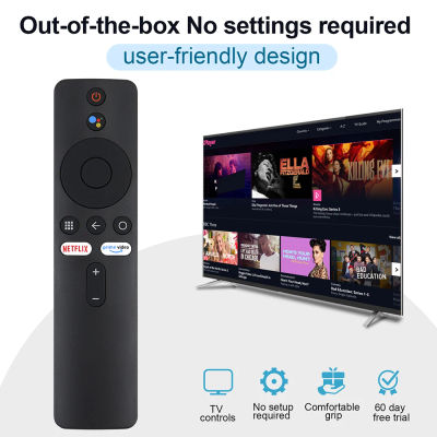 Control Remoto de Repuesto Universal Bluetooth con Control por Voz, Accesorios de TV con Asistente de Voz de Google para Xiaomi
