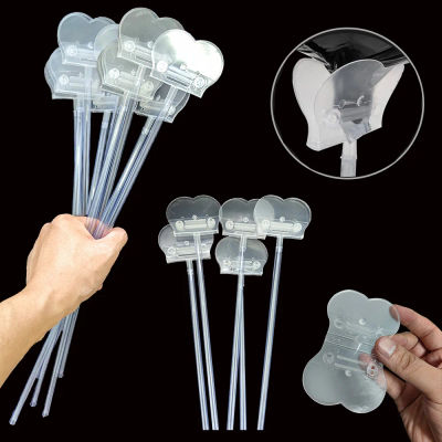 Soporte de palo de globo con Base para mesa, centro de mesa de escritorio, decoración para fiesta de cumpleaños, boda, Baby Shower, 5/10/30/50 Uds.
