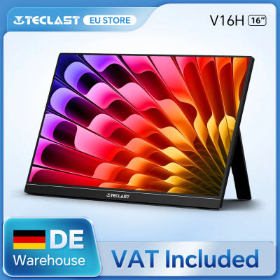 Teclast V16H Monitor Portátil de 16 Pulgadas, 144Hz, 1920x1200, Relación 16:10, USB-C, Mini HDMI, Altavoces Dobles, Soporte VESA, Monitor Externo