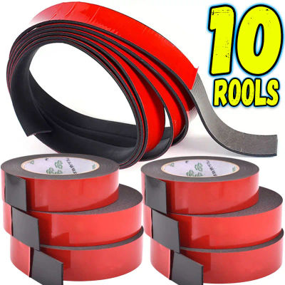 Tiras de Goma Negra de 1-10M de Grosor, Resistentes a Altas Temperaturas, Autoadhesivas, Antideslizantes, Anticolisión, para Muebles, Juntas DIY