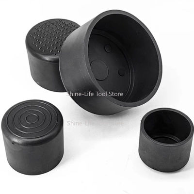 Fundas Redondas de Goma Suave de PVC Negro para Patas de Silla, Protectores Antideslizantes para Muebles, Diámetro de 6-80 mm