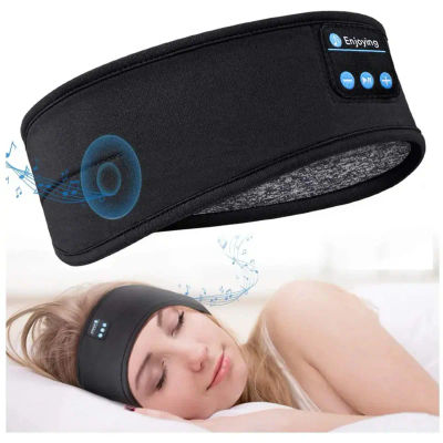 Auriculares deportivos para dormir con Bluetooth, auriculares de música inalámbricos cómodos y elásticos delgados para dormir en el lado
