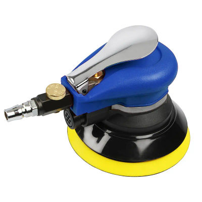 Lijadora orbital neumática de 5 pulgadas y 125mm, amoladora de aire, pulido de encerado para carrocería de coche para moler muebles, juego de papel de lija de 100 Uds opcional