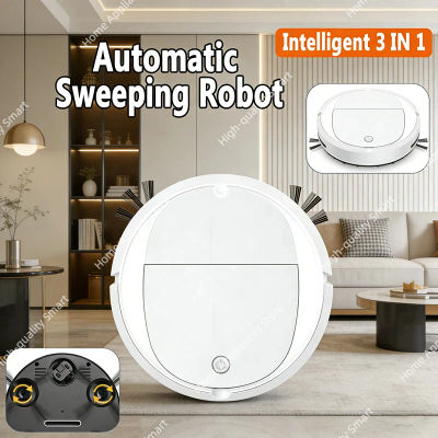 Robot de barrido automático con batería de larga duración, aspiradora portátil mini para el hogar, recargable por USB, máquina de barrido 3 en 1 para húmedo y seco.