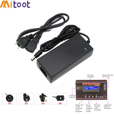 Cargador de Batería IMAX B6 V3, Adaptador de 12V 5A, Cargador Lipo NiMh para Drones RC FPV, Autos, Barcos y Modelos