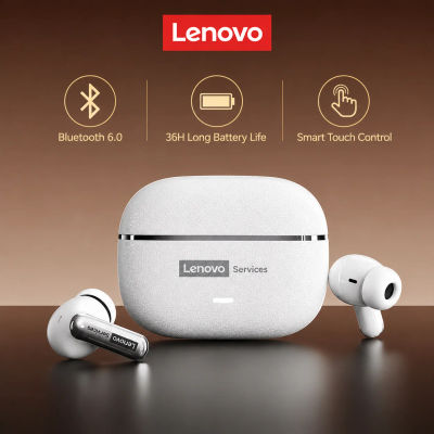 Choice Lenovo LE208 Auriculares inalámbricos Bluetooth V6.0 Auriculares con sonido HIFI Diseño de textura de cuero Estuche de carga Llamada HD con micrófono