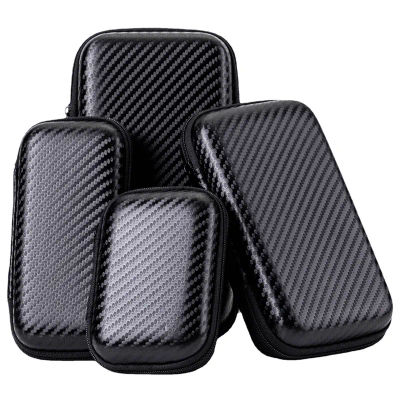 Bolsa de almacenamiento portátil Eva, bolsa con cremallera, bolsa de protección para cargador de teléfono móvil, bolsa para disco duro móvil, almacenamiento de Cable de datos de disco U, 1/2 Uds.