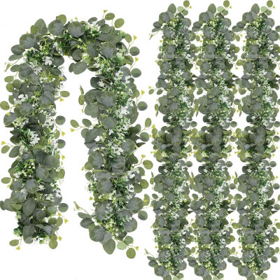 1/3 Uds. Planta Artificial, follaje verde, accesorio de Navidad, boda, jardín al aire libre, decoración de patio, mesa de habitación del hogar, colgante de pared