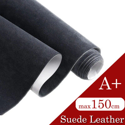 Reparaciones de cuero autoadhesivas de gamuza de 30/150cm para Interior de coche, tela de terciopelo, pegatina artesanal, artesanía de cuero, muebles, renovación de sofá