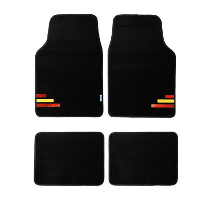 ENERFERO-Alfombra coche,Juego 4 de Alfombrillas Universales para coche, accesorios para el interior,Antideslizantes--4 Piezas