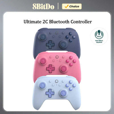 8BitDo Ultimate 2C controlador Bluetooth Gamepad inalámbrico con efecto Hall Joystock para Nintendo Switch/Swicth 2/consola OLED