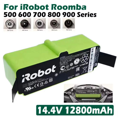 Batería de iones de litio de 12800mAh para iRobot Roomba Cleaner 900 800 700 600 Series 960 980 981 965 895 775 695 690 681 760 890 891