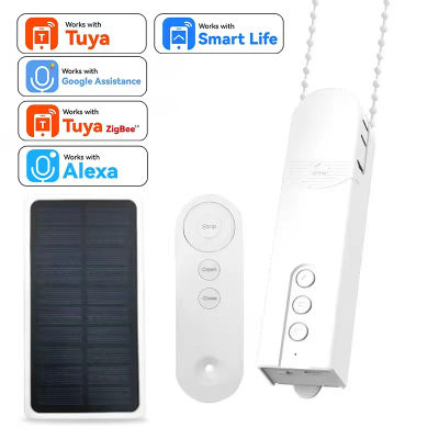 Persiana Motorizada Inteligente, Obturador Eléctrico Automático, Robot Controlador de Cortinas para Tuya Zigbee App, Google Home, Alice, Alexa Voice