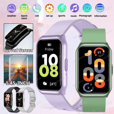 Nuevo Reloj Inteligente con Pantalla Curva 2026, Reloj de Salud con Monitor de Frecuencia Cardíaca, Oxígeno en Sangre/Presión Arterial, Monitorización del Sueño, Deportivo, Resistente al Agua