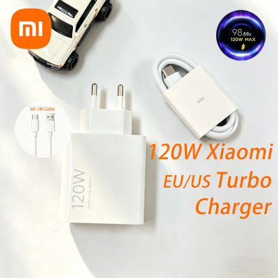 Adaptador de Carga Rápida Original XIAOMI EU/US Mi 17 14 Pro 15 de 120W, Cargador Turbo para POCO F8 F7 Ultra X7 13T 12T Redmi Note