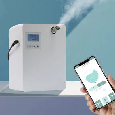 Difusor de Aroma de aceites esenciales, difusor de fragancia automático con sincronización inteligente por Bluetooth y WiFi, máquina de fragancia para Hotel y hogar de 300ML