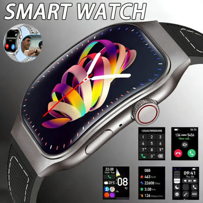 LAXASFIT Nuevo reloj inteligente con llamadas Bluetooth para hombres, reloj deportivo con pantalla curva HD de 2,01 pulgadas, Monitor de salud, reloj inteligente para Android iOS