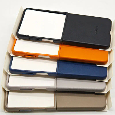 Funda Protectora de Cuero Ecológico de Alta Calidad para Samsung Galaxy Z Flip7 Flip8 Flip 7 8, Carcasa Magnética Antigolpes para Teléfono flip7