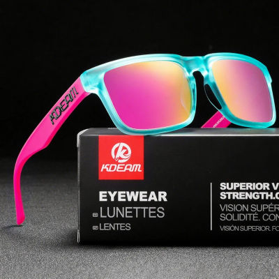 2025 nuevas gafas de sol polarizadas de diseño de marca Original Kdeam para mujeres y hombres, gafas de moda Unisex para exteriores para parejas