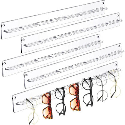 Estante de almacenamiento de gafas acrílico, estante para gafas montado en la pared, estante de exhibición montado en el condado, estante transparente para gafas