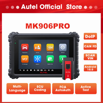 Autel-herramienta de diagnóstico MaxiCOM MK906PRO, escáner automotriz con Bluetooth, codificación ECU, MK906 PRO, PK MS906BT, MK906S PRO,MK906BT