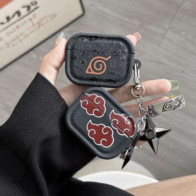 Estuche para Auriculares con Diseño de Anime Japonés N-NARUTOS Itachi Obito Pain para Airpods 4 2 3 1 Pro 3 2, Funda Protectora para Auriculares Bluetooth Inalámbricos