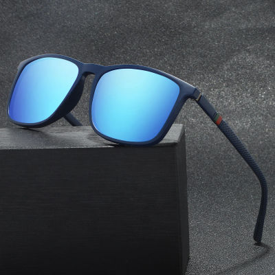 Gafas de sol polarizadas cuadradas a la moda para ciclismo para hombres y mujeres, gafas de sol de diseñador de marca de lujo para conducir y pescar, gafas UV400