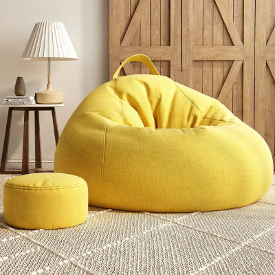 Sofá perezoso, puf para una sola persona, puede tumbarse y dormir, sofá, muebles, silla tipo puf con relleno