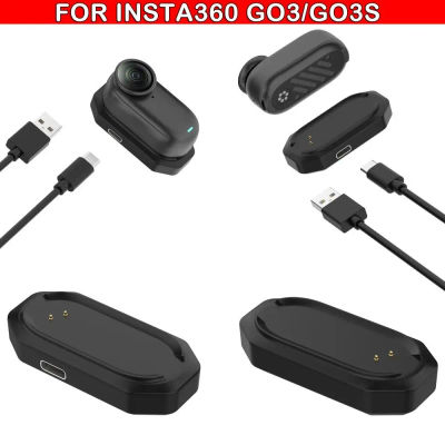 Base de cargador magnético Cable de carga portátil tipo C soporte de carga ligero duradero para Insta360 GO3/GO3S