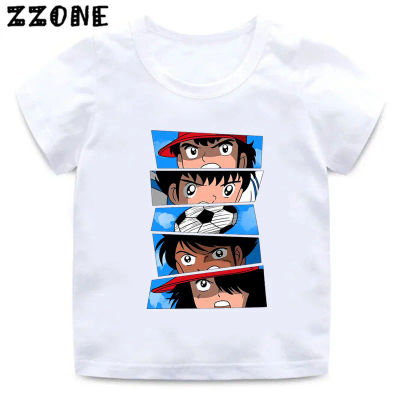 Camisetas con estampado de Capitán Tsubasa Le Petit Footballer para niños, ropa divertida para niñas, camiseta para bebés, camisetas de verano para niños, ooo2309