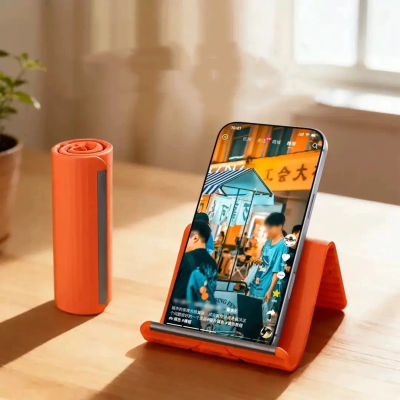Soporte Plegable y Flexible para Teléfono y Tablet, de Silicona, para Escritorio, Portátil, Creativo, Transformable, Accesorio de Viaje