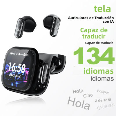 HTC NE68 Auriculares Bluetooth AI Traductor Auriculares Pantalla LCD Auriculares Deporte Auriculares Inalámbricos Reducción de Ruido