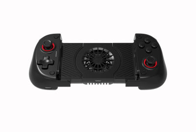 Ventilador de refrigeración 2 en 1, Gamepad de estiramiento X3 para multiplataforma con doble salón, motores de vibración Dual y Chip Bluetooth de inteligencia