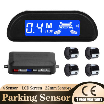 Kit de Sensor de aparcamiento de coche Hippcron con Monitor LED inverso Parktronic automático 22mm 4 sensores sistema de detección de Radar pantalla de retroiluminación